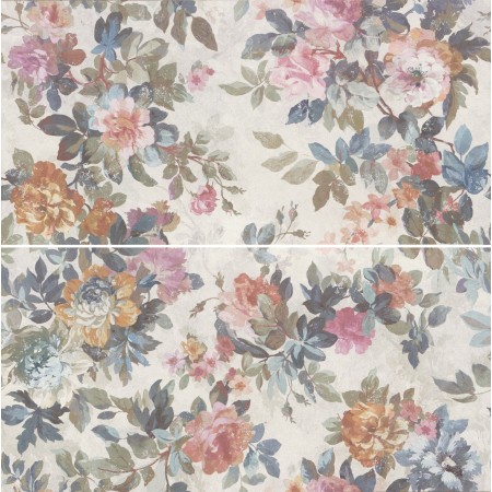 MARAZZI CIMENT NICKEL PANNEAU PRINTEMPS 120X120