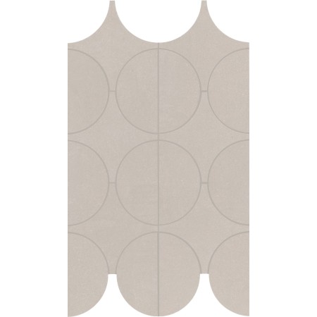 MARAZZI CEMENTUM SABLE MOSAÏQUE CERCLES 23.8X41.4