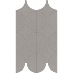 MARAZZI CEMENTUM NICKEL MOSAÏQUE CERCLES 23.8X41.4