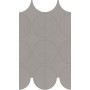 MARAZZI CEMENTUM NICKEL MOSAÏQUE CERCLES 23.8X41.4