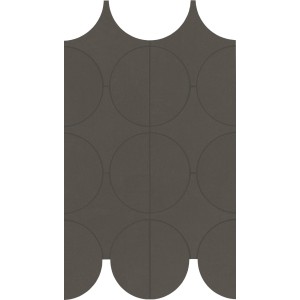 MARAZZI CEMENTUM CARBON MOSAÏQUE CERCHI 23.8X41.4