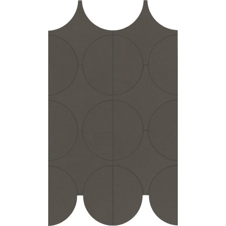 MARAZZI CEMENTUM CARBON MOSAÏQUE CERCHI 23.8X41.4