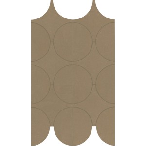 MARAZZI CEMENTUM OLIVE MOSAÏQUE CERCHI 23.8X41.4