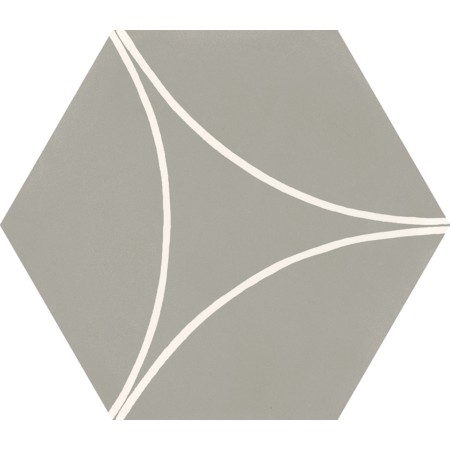 MARAZZI CEMENTUM NICKEL DÉCOR ARCO 21X18.2
