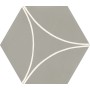 MARAZZI CEMENTUM NICKEL DÉCOR ARCO 21X18.2
