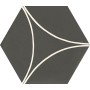 MARAZZI CEMENTUM CARBON DÉCOR ARCO 21X18.2