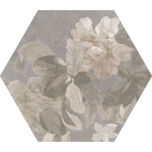 MARAZZI CEMENTUM NICKEL DECORO PRINTEMPS 21X18.2