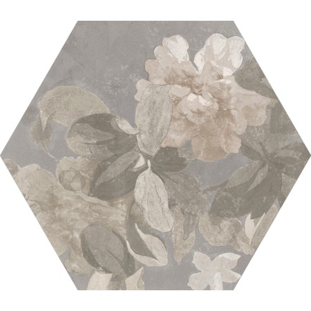 MARAZZI CEMENTUM NICKEL DECORO PRINTEMPS 21X18.2