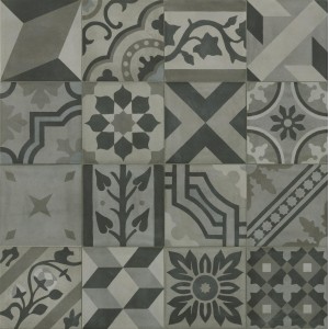 MARAZZI CROGIOLO_D_SEGNI_BLEND CARBONE DÉCOR MIX 20X20