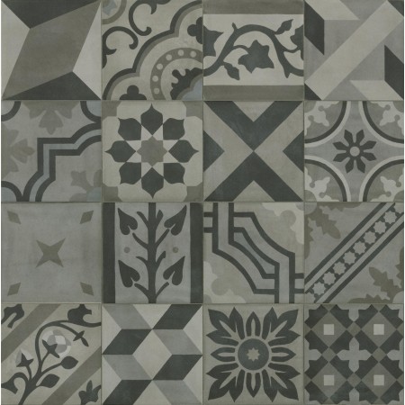 MARAZZI CROGIOLO_D_SEGNI_BLEND CARBONE DÉCOR MIX 20X20