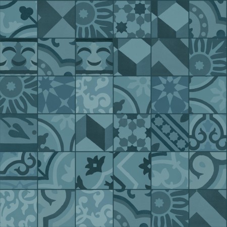 MARAZZI CROGIOLO_D_SEGNI_BLEND AZZURRO DÉCOR MIX 10X10