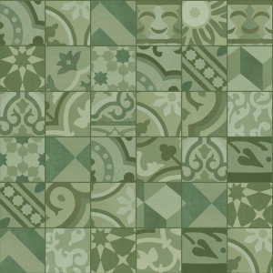 MARAZZI CROGIOLO_D_SEGNI_BLEND VERT DÉCOR MIX 10X10