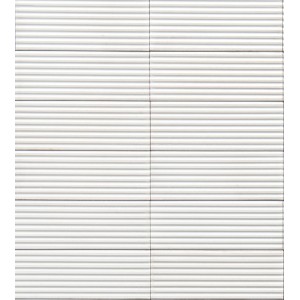 MARAZZI CROGIOLO_RICE BLANC STRUTT. PLEAT 3D LUX 7,5X20