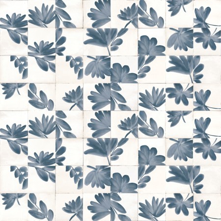 MARAZZI CROGIOLO_RICE BLANC DÉCOR BLOSSOM LUX 15X15