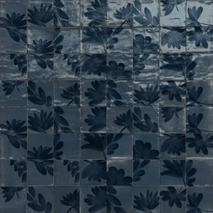 MARAZZI CROGIOLO_RICE BLEU DÉCOR BLOSSOM LUX 15X15