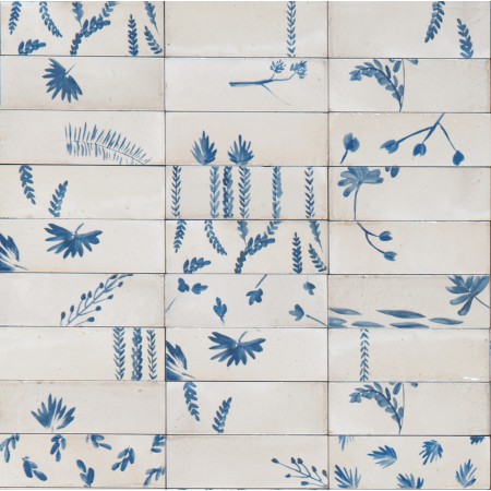 MARAZZI CROGIOLO_RICE NATUREL DECORO FEUILLE LUXE 5X15