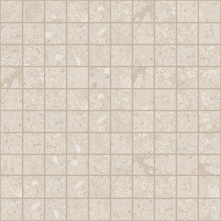 CERIM PIERRE ÉLÉMENTAIRE MOSAÏQUE BLANC CALCAIRE BRILLANT 30X30