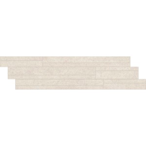 CERIM PIERRE ÉLÉMENTAIRE MODULE LISTELLO DÉCALÉ SABLE BLANC 15X60