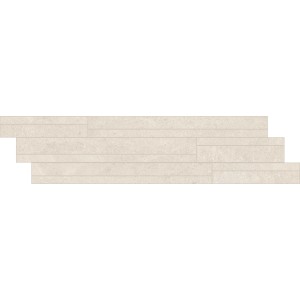 CERIM PIERRE ÉLÉMENTAIRE MODULE LISTELLO DÉCALÉ EN CALCAIRE BLANC 15X60