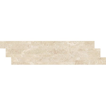 CERIM PIERRE ÉLÉMENTAIRE MODULE LISTELLO DÉCALÉ CRÈME CALCAIRE 15X60