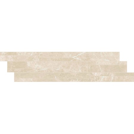 CERIM PIERRE ÉLEMENTAIRE MODULE LISTELLO DÉCALÉ CRÈME DOLOMIA 15X60