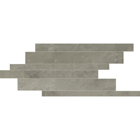 CARTE CERIM MODULE LISTELLO DÉCALÉ GRIS FONCÉ NATUREL 21X40