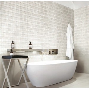 CARTE CERIM MOSAÏQUE 3D BLANC NATUREL 30X30