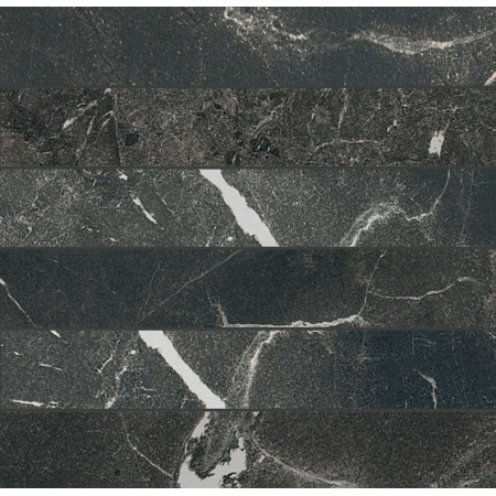 CERIM TIMELESS MOSAÏQUE 3D NOIR PROFOND BRILLANT 30X30