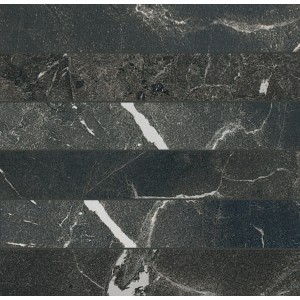 CERIM TIMELESS MOSAÏQUE 3D NOIRE PROFONDE NATURELLE 30X30