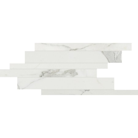 CERIM TIMELESS MODULE LISTELLO DÉCALÉ CALACATTA BRILLANT 21X40