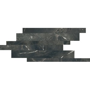 CERIM TIMELESS MODULE LISTELLO DÉCALÉ NOIR BRILLANT 21X40