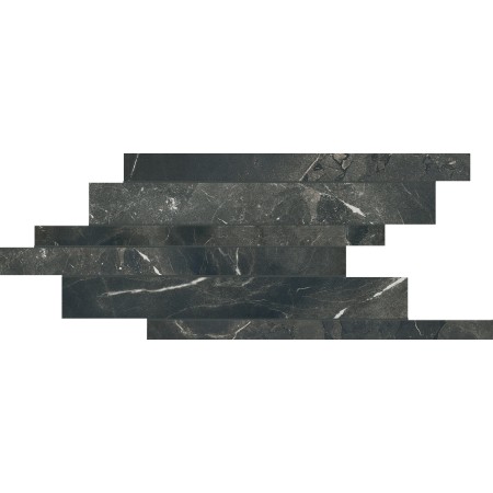 CERIM TIMELESS MODULE LISTELLO DÉCALÉ NOIR BRILLANT 21X40