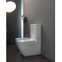 GSG BRIO VASO MONOBLOCCO À TERRA FILO MUR WALL AVEC COUVERCLE SOFT CLOSE SLIM