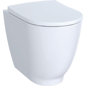 GEBERIT ACANTO VASO À POSER MUR SANS RIM + SIEGE SOFT CLOSE