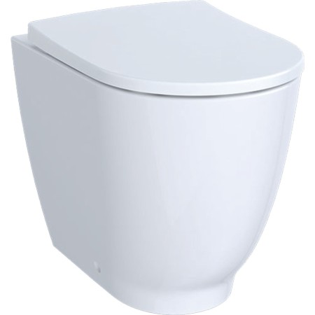 GEBERIT ACANTO VASO À POSER MUR SANS RIM + SIEGE SOFT CLOSE