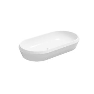 GSG LAVABO CROISIÈRE 80 cm BLANC BRILLANT À POSER