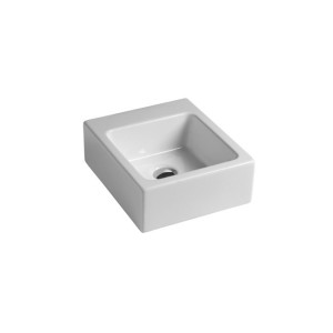 GSG LAVABO SQUARE 32 cm BLANC BRILLANT SUSPENDU