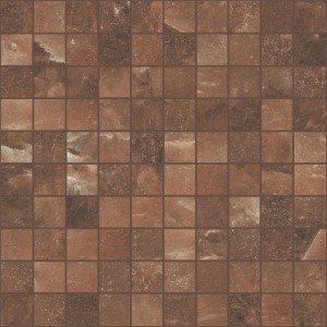 SEL DE ROCHER CERIM MOSAÏQUE HAWAÏENNE ROUGE BRILLANT 30X30