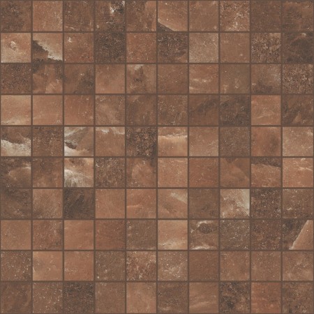 SEL DE ROCHER CERIM MOSAÏQUE HAWAÏENNE ROUGE BRILLANT 30X30