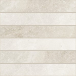 CERIM SEL DE ROCHER MOSAÏQUE 3D OR BLANC BRILLANT 30X30