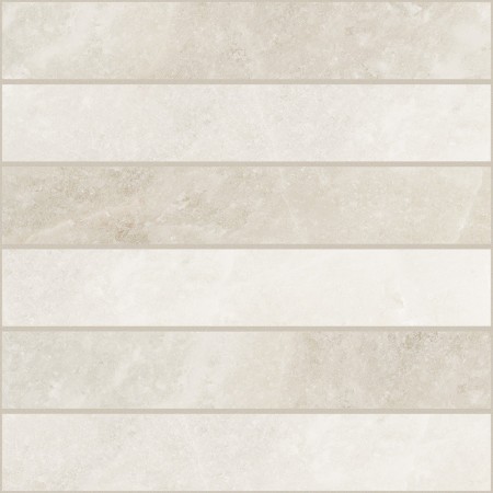 CERIM SEL DE ROCHER MOSAÏQUE 3D OR BLANC BRILLANT 30X30