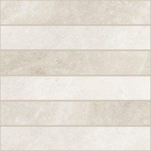 CERIM SEL DE ROCHER MOSAÏQUE 3D OR BLANC NATUREL 30X30