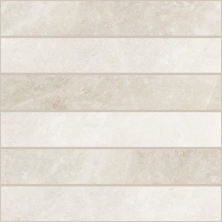 CERIM SEL DE ROCHER MOSAÏQUE 3D OR BLANC NATUREL 30X30