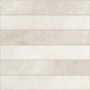 CERIM SEL DE ROCHER MOSAÏQUE 3D OR BLANC NATUREL 30X30