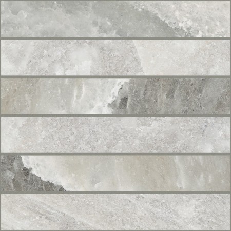 CERIM SEL DE ROCHER MOSAÏQUE 3D MAUI VERT NATUREL 30X30