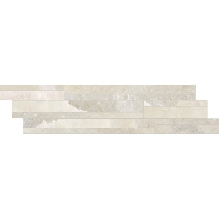 CERIM SEL DE ROCHE MODULE LISTELLO DÉCALÉ OR BLANC 15X60