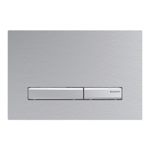 GEBERIT SIGMA 50 PLAQUE CHROME BROSSÉ