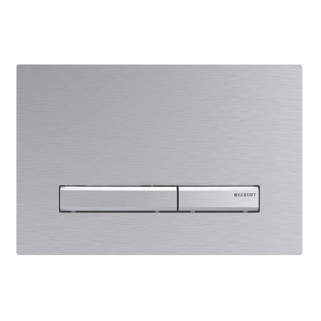 GEBERIT SIGMA 50 PLAQUE CHROME BROSSÉ