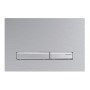 GEBERIT SIGMA 50 PLAQUE CHROME BROSSÉ