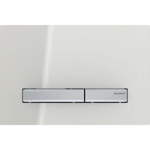 GEBERIT SIGMA 50 PLAQUE EN VERRE GRIS SABLE
